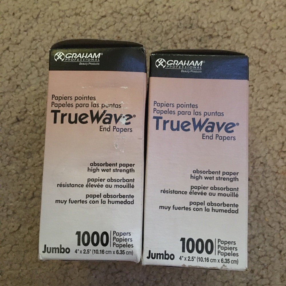 2x True Wave Jumbo End Papers 10004"X 2.5" Graham